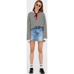 Bluzy damskie: Bluza oversize w paski