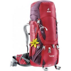 Plecaki damskie: Deuter Plecak turystyczny damski Aircontact 40 + 10 SL Deuter Cranberry/Aubergine roz. uniw (3320016-5005)