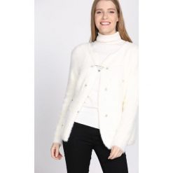 Kremowy Kardigan Live Alive. Brązowe swetry damskie Born2be, xl, bez wzorów. Za 79,99 zł.