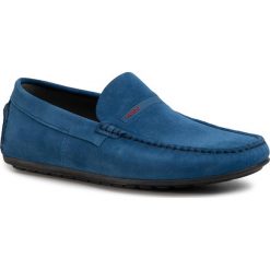 Mokasyny HUGO - Dandy 50428711 10209222 01 Medium Blue 420. Niebieskie mokasyny męskie HUGO, ze skóry. Za 749,00 zł.