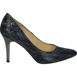 Czółenka - WT6441154 BLU. Czarne czółenka Venezia, ze skóry. Za 179,00 zł.