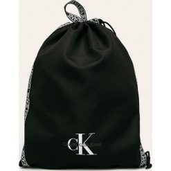 Calvin Klein Jeans - Plecak. Czarne plecaki męskie Calvin Klein Jeans, z nadrukiem, z poliesteru. Za 269,90 zł.