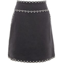 MAX&Co. CARMINIO Spódnica trapezowa dark grey. Niebieskie minispódniczki damskie marki MAX&Co., ze lnu. W wyprzedaży za 468,30 zł.