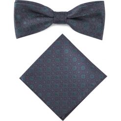 Mucha z poszetką MUZ0001289. Muszki męskie Giacomo Conti, bez wzorów, z mikrofibry, eleganckie. Za 69,00 zł.
