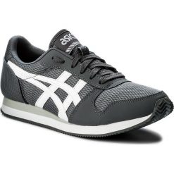 Sneakersy ASICS - TIGER Curreo II HN7A0 Carbon/White 9701. Szare półbuty damskie Asics, ze skóry ekologicznej. W wyprzedaży za 169,00 zł.
