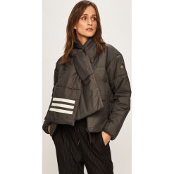 Adidas Performance - Kurtka. Szare kurtki damskie adidas Performance, s, bez wzorów, z poliesteru, krótkie, bez kaptura. W wyprzedaży za 549,90 zł.