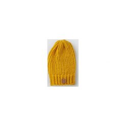 Czapka beanie z wełny merynosa handmade ŻÓŁTY. Żółte czapki męskie HisOutfit, z wełny. Za 90,00 zł.