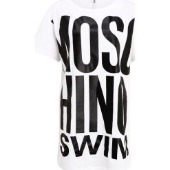 T-shirty damskie: MOSCHINO SWIM TSHIRT OVERSIZE Akcesoria plażowe white