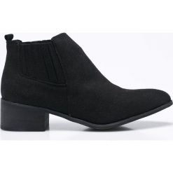 Vero Moda - Botki Sofie. Szare buty zimowe damskie Vero Moda, z materiału. W wyprzedaży za 119,90 zł.