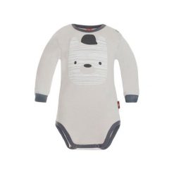 2Be3 Body Chłopięce Z Niedźwiadkiem Let´S Go 68 Szary. Szare body niemowlęce marki 2Be3, z nadrukiem, z długim rękawem. Za 33,00 zł.