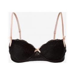 Heidi Klum Intimates Zoe Biustonosz Czarny. Czarne biustonosze Heidi Klum Intimates, w koronkowe wzory, z elastanu. Za 300,95 zł.