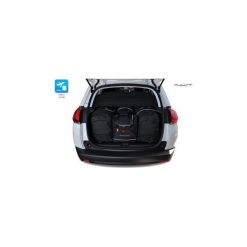 PEUGEOT 2008, 2013- TORBY DO BAGAŻNIKA 4 SZT KJUST - 7032005. Czarne torby podróżne KJUST, bez wzorów, z kauczuku, klasyczne. Za 1049,00 zł.