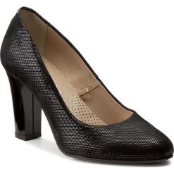 Półbuty LASOCKI - WMA-003CP Czarny. Czarne półbuty damskie skórzane Lasocki, eleganckie, na obcasie. Za 199,99 zł.