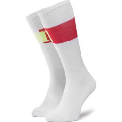Skarpety Wysokie Unisex TOMMY HILFIGER - LEWIS HAMILTON 100000387 White 043. Białe skarpetki damskie TOMMY HILFIGER, bez wzorów, z elastanu. Za 59,00 zł.