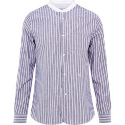 CLOSED COLLARLESS REGULAR FIT Koszula dark night. Niebieskie koszule męskie CLOSED, m, z bawełny. Za 589,00 zł.