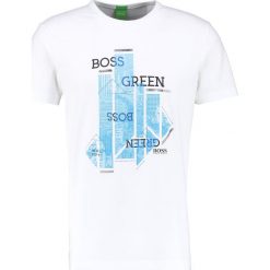 T-shirty męskie z nadrukiem: BOSS Green REGULAR FIT Tshirt z nadrukiem white