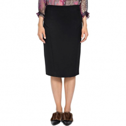 Spódnica w kolorze czarnym. Czarne spódniczki marki Deni Cler, z denimu, midi. W wyprzedaży za 219,95 zł.