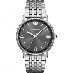 Zegarek EMPORIO ARMANI - Kappa AR11068 Silver/Silver. Szare zegarki męskie Emporio Armani. Za 1149,00 zł.