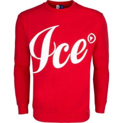 Bluza Ice Play By ICEBERG. Czerwone bluzy męskie ICE PLAY BY ICEBERG, m, bez wzorów, z dresówki, z włoskim kołnierzykiem, bez rękawów, bez kaptura. Za 199,00 zł.