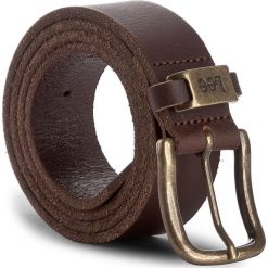 Pasek Męski LEE - LC125524 85 Dark Brown. Pomarańczowe bez kategorii marki Lee, w paski, ze skóry. Za 129,00 zł.