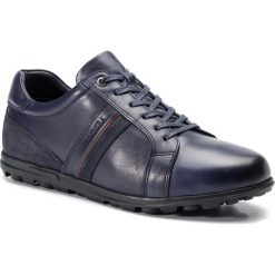 Sneakersy BADURA - 3699 Granatowy 697. Niebieskie sneakersy męskie Badura, na co dzień, bez wzorów, ze skóry, klasyczne, bez zapięcia. W wyprzedaży za 259,00 zł.