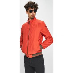 Geox - Kurtka. Pomarańczowe kurtki męskie Geox, s, bez wzorów, z elastanu, krótkie, bez kaptura. W wyprzedaży za 429,90 zł.