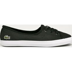 Lacoste - Tenisówki Ziane Chunky. Czarne trampki i tenisówki damskie Lacoste, bez wzorów, z gumy, bez zapięcia. Za 299,90 zł.