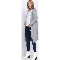 Jasnoszary Kardigan First Date. Szare kardigany damskie marki Born2be, xl. Za 79,99 zł.
