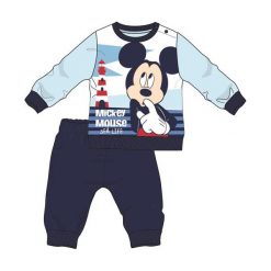 Disney By Arnetta Piżama Chłopięca Mickey Mouse 58 Ciemnoniebieski. Szare bielizna chłopięca Disney By Arnetta, z nadrukiem, bez rękawów. Za 39,00 zł.