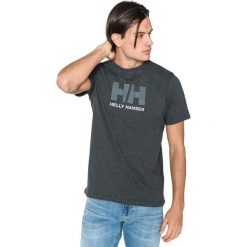 Helly Hansen Koszulka Czarny. Czarne podkoszulki męskie l, z haftami, z bawełny. Za 137,95 zł.