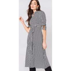 Paski damskie: MANGO Szmizjerka w paski – Black