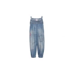 S.OLIVER Girls Mini Jeans Ogrodniczki dżinsowe blue denim - niebieski. Niebieskie jeansy dziewczęce marki S.Oliver, z bawełny. Za 85,00 zł.