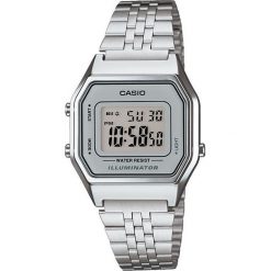 Zegarki damskie: Zegarek Casio Zegarek damski Retro srebrny (LA680WEA-7EF)