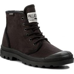 Trapery PALLADIUM - Pampa Hi Originale Tc 75554-060-M Black/Black. Czarne trapery damskie Palladium, z tworzywa sztucznego, bez obcasa, bez zapięcia. W wyprzedaży za 249,00 zł.