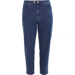 Boyfriendy damskie: Jaded London MOM WITH DIAMONTE SIDES Jeansy Relaxed Fit blue denim