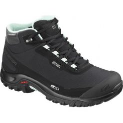 Salomon Damskie Buty Shelter Cs Wp W, Black/Black/Eggshell Blue, 38.0. Niebieskie buty sportowe damskie marki Salomon, bez wzorów, sportowe. W wyprzedaży za 385,00 zł.