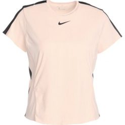 Nike Performance Tshirt z nadrukiem crimson tint/black. Niebieskie topy sportowe damskie marki Nike Performance, xs, z nadrukiem, z materiału. W wyprzedaży za 169,15 zł.