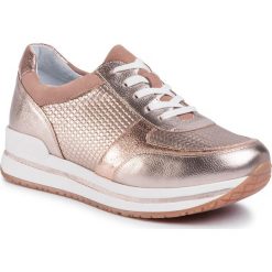 Sneakersy GINO ROSSI - RST-LIKE-01 Golden. Żółte półbuty damskie Gino Rossi, ze skóry. Za 259,99 zł.