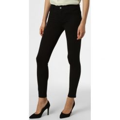 Guess Jeans - Spodnie damskie – Curve X, czarny. Czarne spodnie damskie Guess Jeans, z aplikacjami, z jeansu. Za 359,95 zł.