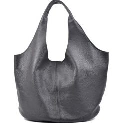 Torebki klasyczne damskie: Skórzana torebka w kolorze czarnym – (S)32 x (W)39 x (G)23 cm