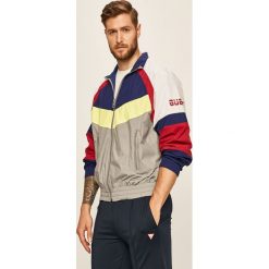 Guess Jeans - Kurtka. Płaszcze męskie Guess Jeans, s, z aplikacjami, z poliesteru, krótkie, bez kaptura. Za 599,90 zł.
