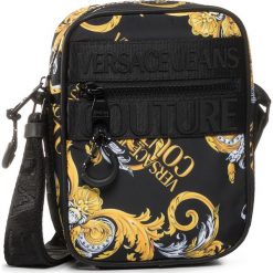 Saszetka VERSACE JEANS COUTURE - E1YZAB69 71594 M27. Czarne torby męskie skórzane Versace Jeans Couture, bez wzorów, z jeansu, młodzieżowe. Za 619,00 zł.
