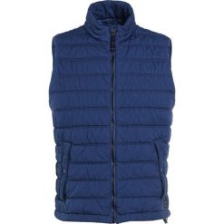 BOSS CASUAL ORLOS Kamizelka blau. Niebieskie kurtki męskie BOSS Casual, m, bez wzorów, z materiału, casualowe. W wyprzedaży za 451,60 zł.