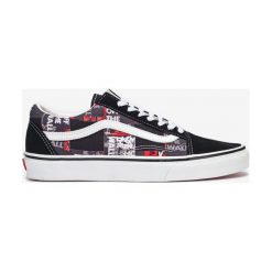 Vans Old Skool Trampki Czarny. Czarne trampki męskie Vans, bez wzorów, ze skóry, bez zapięcia. Za 342,95 zł.