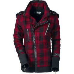 Bomberki damskie: Poizen Industries Z Jacket Kurtka damska czarny/czerwony