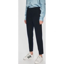 Tommy Hilfiger - Spodnie. Szare spodnie damskie TOMMY HILFIGER, bez wzorów, z poliesteru, casualowe. Za 429,90 zł.