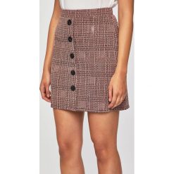 Tally Weijl - Spódnica. Brązowe spódniczki damskie TALLY WEIJL, na co dzień, m, bez wzorów, z elastanu, mini, proste. Za 39,90 zł.