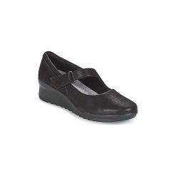 Baleriny Clarks CADDELL YALE. Czarne baleriny damskie Clarks, bez wzorów, bez obcasa. Za 191,20 zł.