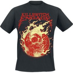 Killswitch Engage Tiger Skullflame T-Shirt czarny. Czarne t-shirty męskie marki Killswitch Engage, l. Za 74,90 zł.