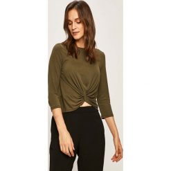 Only - Bluzka. Szare bluzki damskie ONLY, s, bez wzorów, z elastanu, z okrągłym kołnierzem, bez rękawów. W wyprzedaży za 59,90 zł.